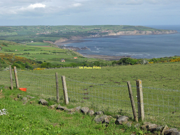 Photo 6"x4" Coastal scenery from Raven Hall Road Ravenscar c2011