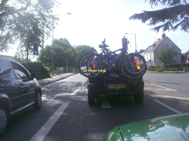 Photo 6"x4" Traffic waiting on London Road at Binfield Road junction Wokingham c2011