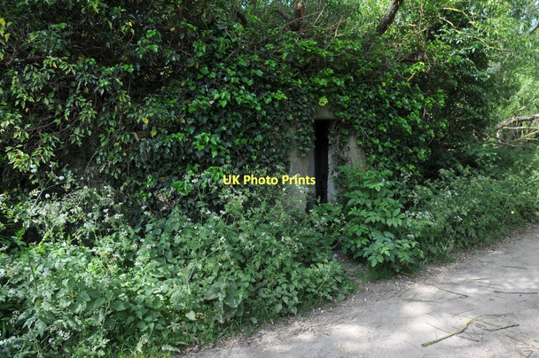 Photo 6"x4" Pillbox at Kelmscott Eaton Hastings c2011