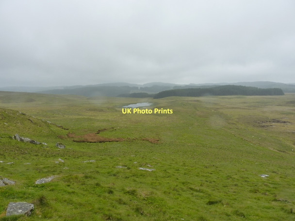 Photo 6"x4" Llyn Gorast from high on Crug Gynon Llyn Gorast c2011