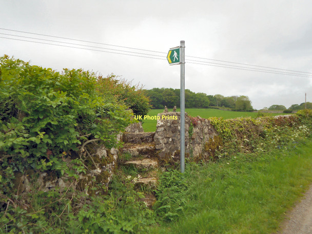 Photo 6"x4" Stone-stepped Stile Talwrn\/SH4977 c2011