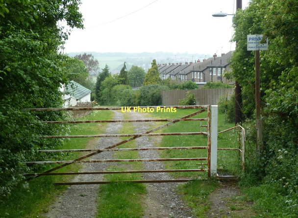 Photo 6"x4" Track past the edge of Grassmoor Grassmoor c2011