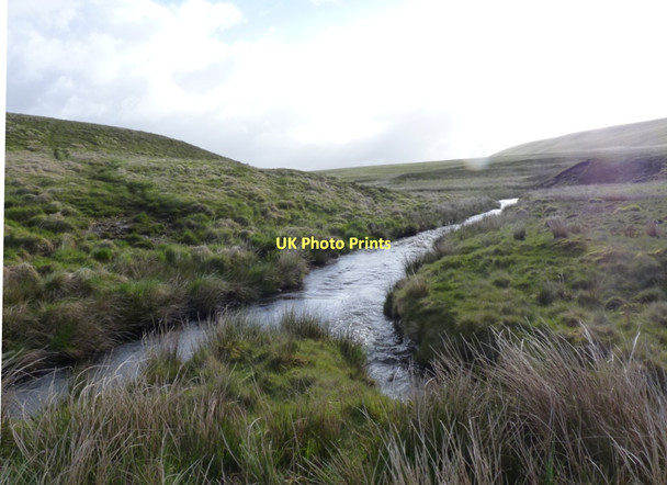 Photo 6"x4" Confluence - the Nant Brwynog and the Nant yr Helyg Nant Brwynog c2011