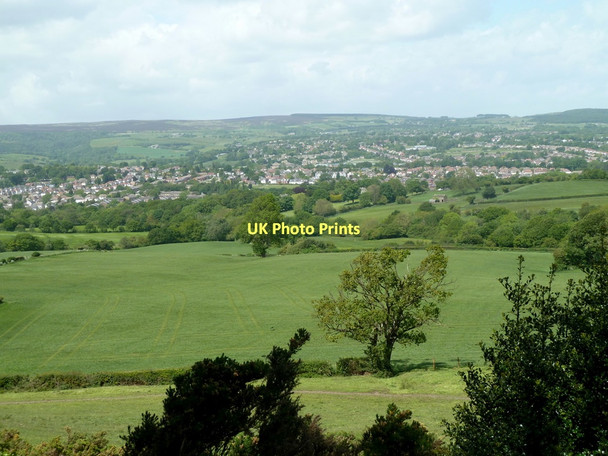 Photo 6"x4" Path with views to Totley Cartledge c2011