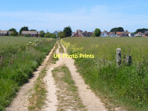 Photo 6"x4" Footpath at Milford on Sea Lymore\/SZ2992 c2011