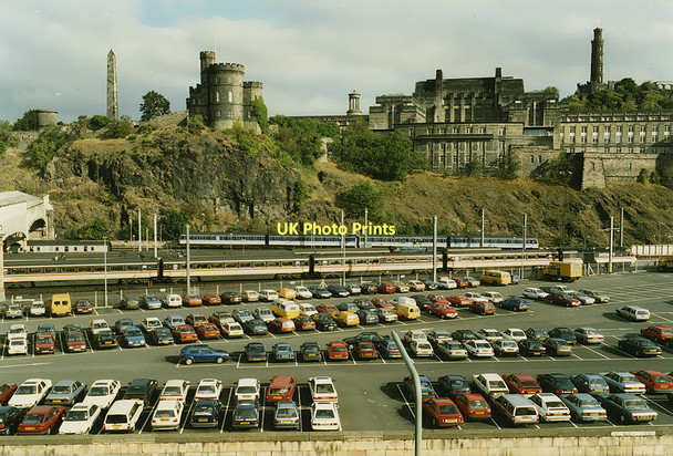 Photo 6"x4" Waverley Station car park Edinburgh c1991