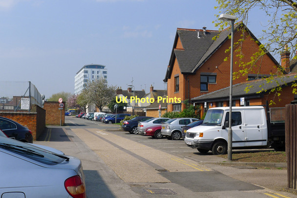Photo 6"x4" Service Road for Queensway, Bletchley Water Eaton\/SP8732 c2011