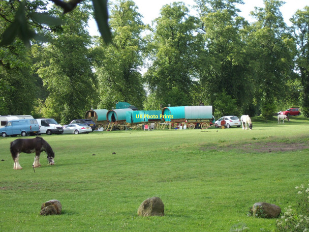 Photo 6"x4" Gypsy encampment at Masham, May 2011 Masham c2011