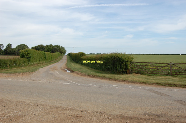 Photo 6"x4" Lane to East Mere Farm Waddington\/SK9864 c2011