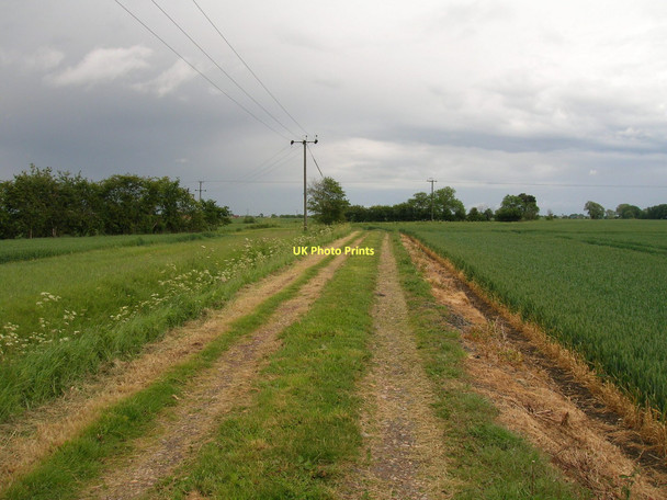 Photo 6"x4" Farm track off the A614 East Cowick c2011