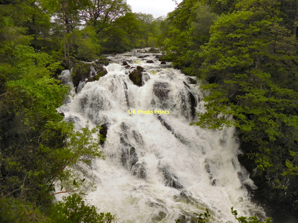 Photo 6"x4" Rhaeadr Ewynnol (Swallow Falls) Betws-y-Coed c2011