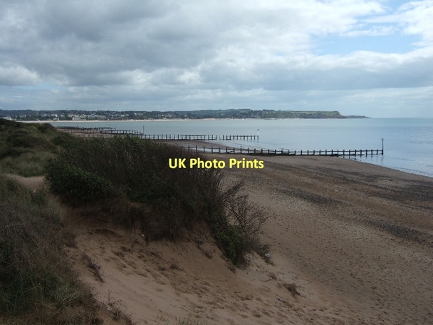 Photo 6"x4" The beach at Dawlish Warren from above groyne number 6 Exmouth c2011