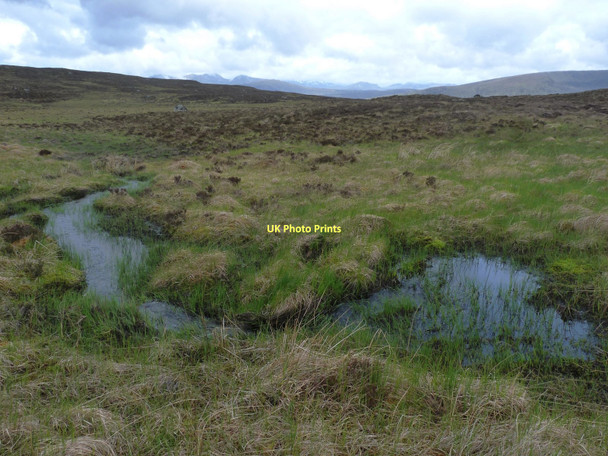 Photo 6"x4" Allt Dubh-mor springs from a boggy bealach Meall a' Phuill\/NN3257 c2011