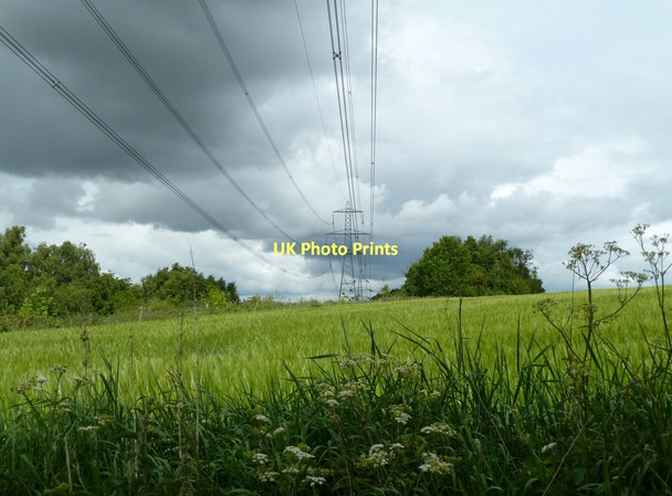 Photo 6"x4" Field and pylon Renishaw c2011