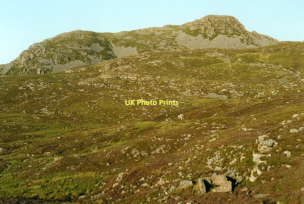 Photo 6"x4" Rhinog Fach from the mines Llyn Perfeddau c1991