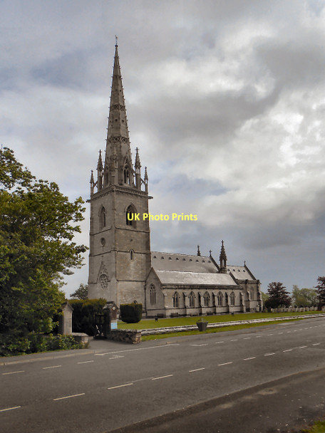 Photo 6"x4" Bodelwyddan Marble Church Bodelwyddan c2011