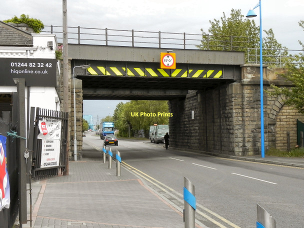 Photo 6"x4" Rail Bridge Connah's Quay c2011
