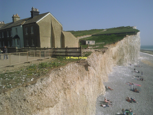 Photo 6"x4" Coastguard cottages at Birling Gap Birling Gap c2011