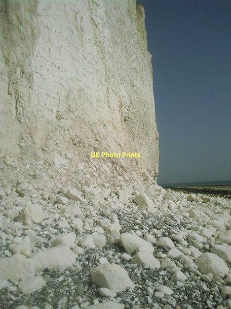 Photo 6"x4" Cliff fall at Birling Gap Birling Gap c2011
