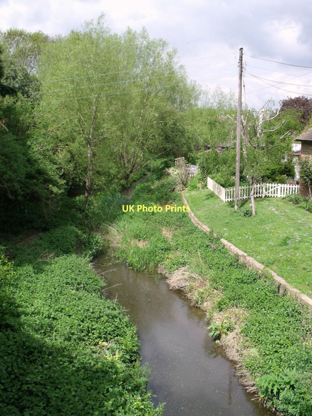 Photo 6"x4" Stream beside River Beult, Yalding Congelow c2010