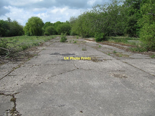 Photo 6"x4" Shrub in the concrete Chilton\/SU4885 c2011
