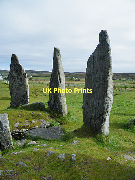 Photo 6"x4" Three of the Calanais Stones Calanais c2011