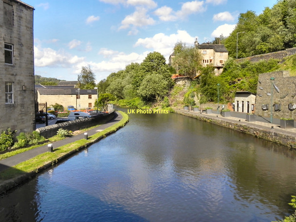 Photo 6"x4" Rochdale Canal at Fielden Wharf Todmorden c2011