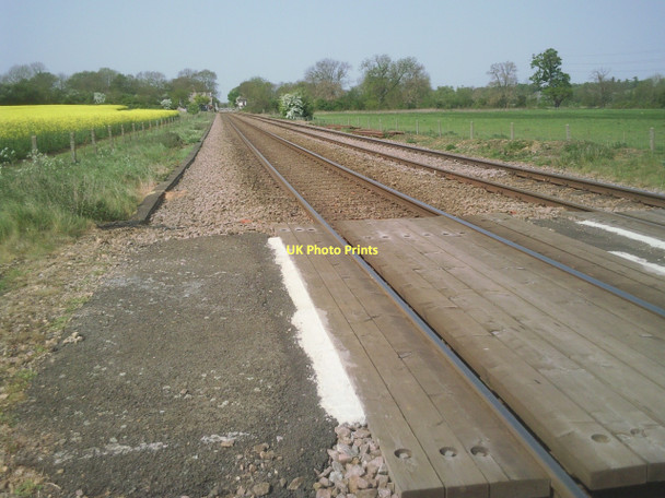 Photo 6"x4" Looking towards the site of Uffington & Barnack station Pilsgate c2011