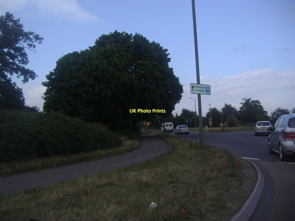 Photo 6"x4" Coxbridge roundabout, Wrecclesham Farnham\/SU8446 c2011