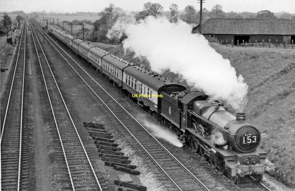 Photo 6"x4" A Maundy Thursday relief express to Penzance approaches Twyford Twyford\/SU7975 c1957