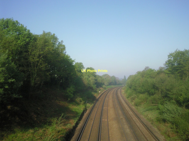 Photo 6"x4" Railway lines near Petts Wood Poverest c2011
