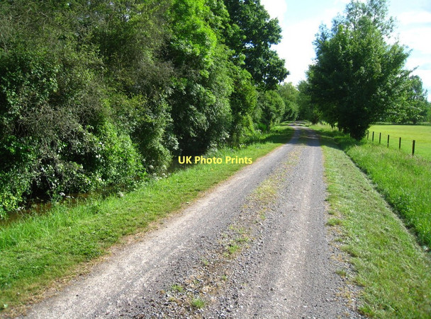 Photo 6"x4" Private track to The Fishery Stratfield Turgis c2011