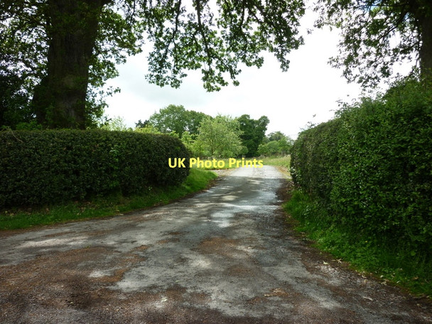 Photo 6"x4" The entrance to Totterton Hall Totterton c2011