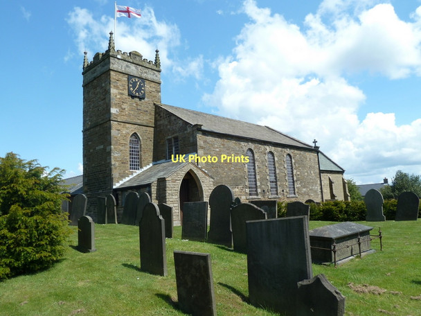 Photo 6"x4" Church of St Swithin, Holmesfield Cartledge c2011