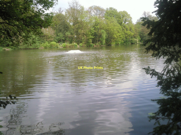 Photo 6"x4" Private fishing lake in Crystal Palace Park Penge c2011