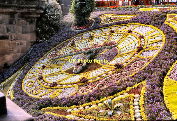 Photo 6"x4" Edinburgh Floral Clock (1978) Edinburgh c1978