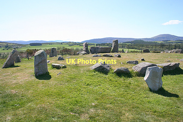 Photo 6"x4" Tomnaverie Stone Circle Tarland c2011