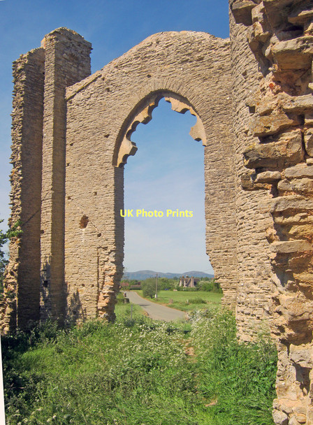 Photo 6"x4" Dunstall Castle arch Dunstall Common c2011