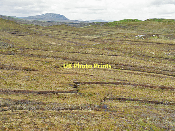 Photo 6"x4" Peat Bog near Baile Ailean Baile Ailein c2011