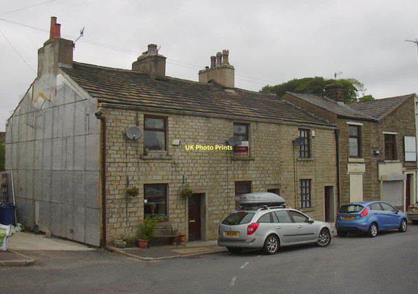 Photo 6"x4" Cottages, Rising Bridge Road-Worsley Street, Rising Bridge, Accrington Haslingden c2011
