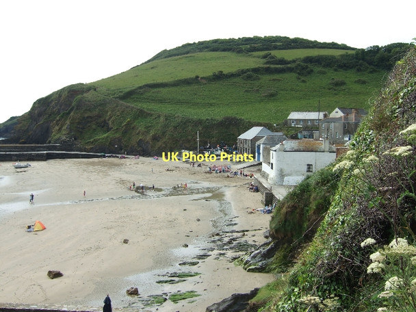 Photo 6"x4" Gorran Haven beach, low tide Lamledra c2011