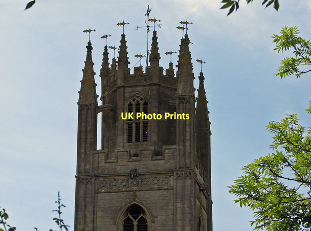 Photo 6"x4" Lowick: St Peter - the top of the tower Lowick\/SP9780 c2011