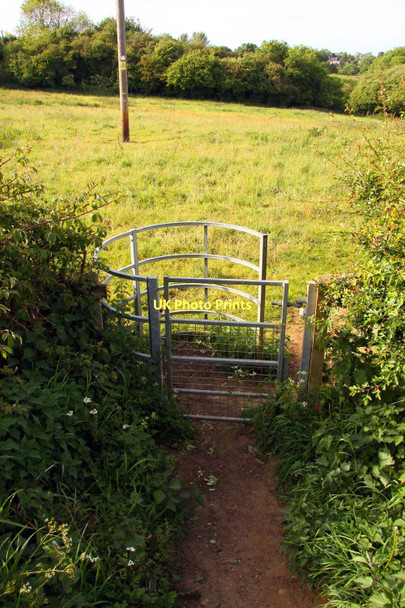 Photo 6"x4" Kissing gate to the footpath Littleworth\/SP5805 c2011