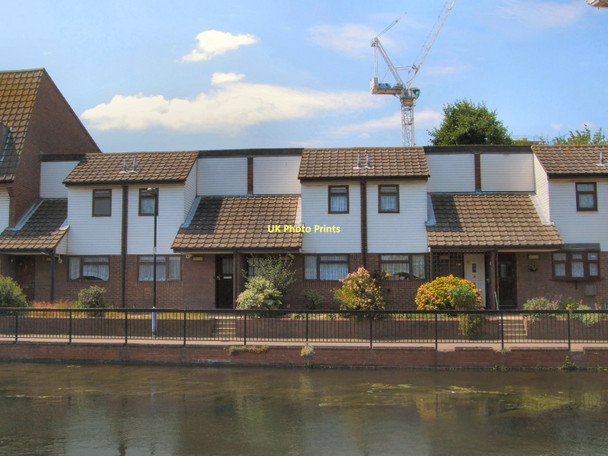 Photo 6"x4" Canalside Houses by Regent's Canal Bow\/TQ3682 c2011