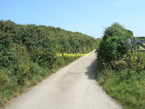 Photo 6"x4" Minor road to Gorran Haven from Penare Gorran Haven c2011