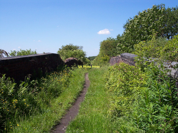 Photo 6"x4" Bridge over trackbed of Hilton House branch railway Hindley\/SD6204 c2011