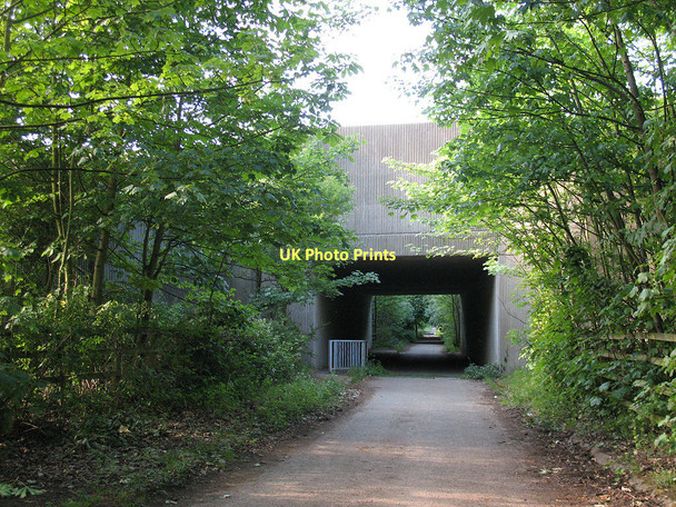 Photo 6"x4" Burnt Farm Ride, M25 bridge Crews Hill\/TQ3199 c2011