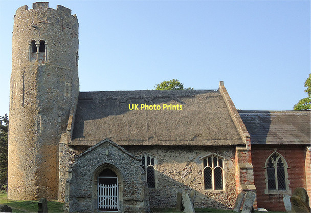 Photo 6"x4" Thorpe Church, Near Thurlton Marshes Thorpe\/TM4398 c2011
