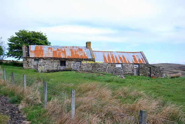 Photo 6"x4" Abandoned Cottage Golticlay c2011