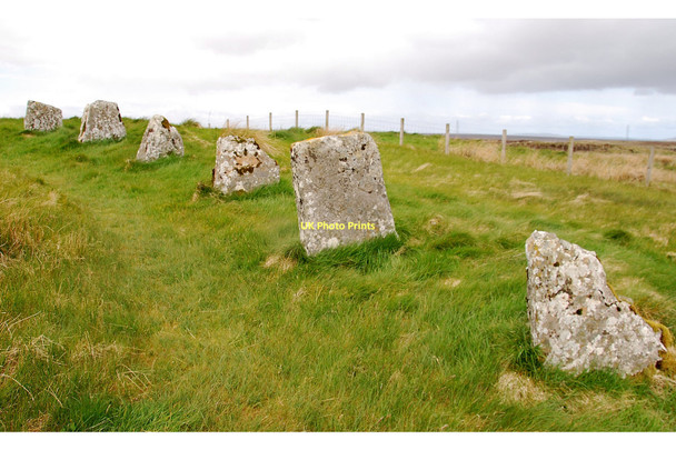 Photo 6"x4" Achavanich Standing Stones Lochend\/ND1841 c2011